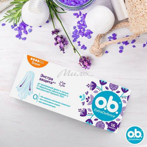 Тампоны O.B. ExtraProtect Super, 16 шт #11