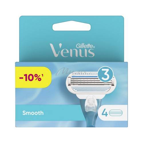 Кассеты для станков GILLETTE Venus, 4 шт